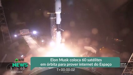 Download Video: Elon Musk coloca 60 satélites em órbita para prover internet do Espaço