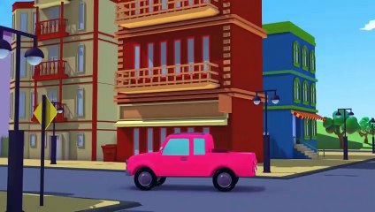 Tom The Tow Truck and Matt the police car in Car City | Cars & Trucks construction cartoon
