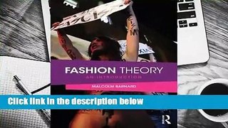 About For Books  Fashion Theory: An Introduction  Review