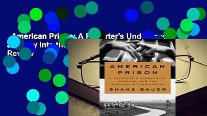 American Prison: A Reporter's Undercover Journey into the Business of Punishment  Review