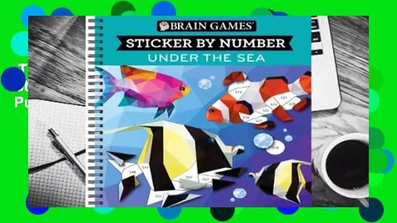 Trial New Releases  Brain Games - Sticker by Number: Under the Sea by Publications International