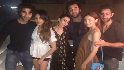 Alia Bhatt parties with Ranbir Kapoor and his cousins; Check Out | FilmiBeat