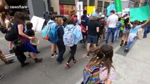 Thousands of students protest in Toronto for climate change action