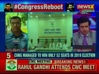 Congress Working Committee begins, party president Rahul Gandhi may tender resignation