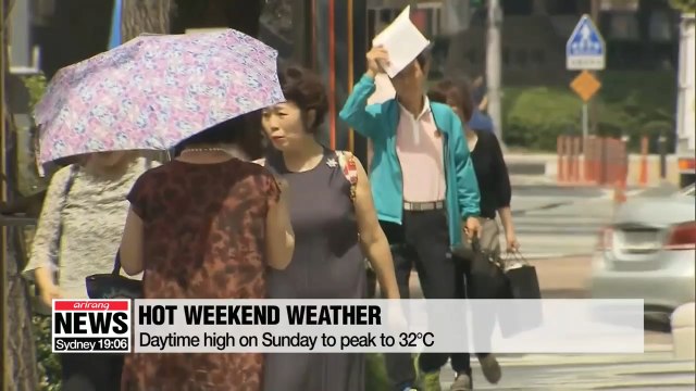 Sizzling conditions in Korea expected to continue on Sunday