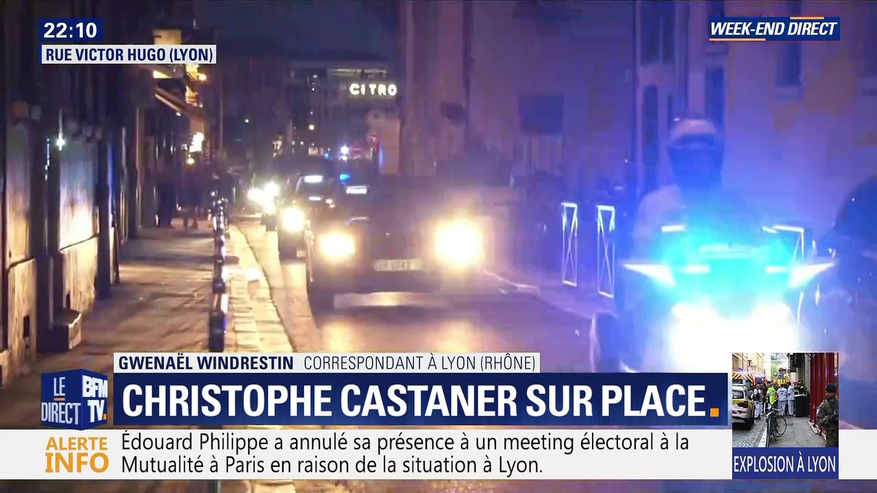 Colis piégé à Lyon : Christophe Castaner sur place