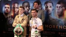 MAIN EVENT! - WBC CHAMP - CHARLIE EDWARDS v ANGEL MORENO *OFFICIAL* HEAD-TO-HEAD @ PRESS CONFERENCE