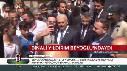 Beyoğlu'nda Yıldırım'a sevgi seli