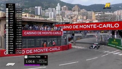 هاميلتون يتخطى زمن بوتاس ويسجل الزمن الأسرع في التجارب الحرة الثالثة بحلبة موناكو