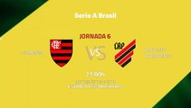 Previa partido entre Flamengo y Athletico Paranaense Jornada 6 Liga Brasileña