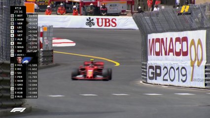 لوكلير يحسن زمنه في التجارب الحرة الثالثة بموناكو ولكنه لا يزال بعيدا عن سيارتي مرسيدس