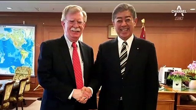 볼턴 “북한 미사일 발사, 유엔제재 위반” 첫 언급