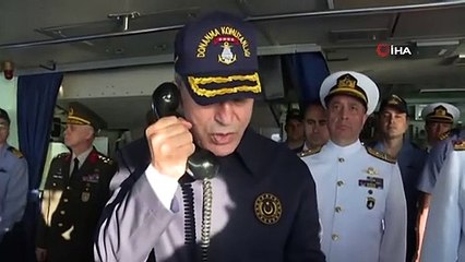 Bakan Akar, Denizkurdu 2019 Tatbikatı'nın Seçkin Gözlemci Günü'ne Katıldı