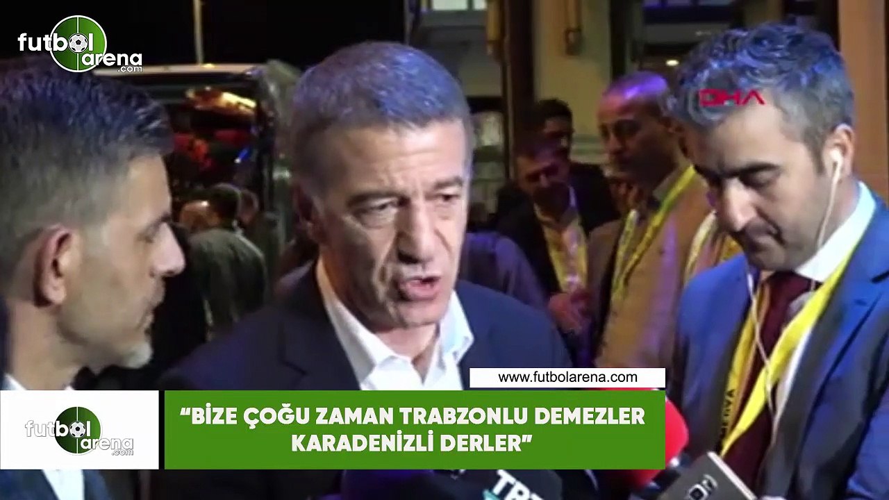 Ahmet Ağaoğlu: "Bize çoğu zaman Trabzolu demezler Karadenizli derler"