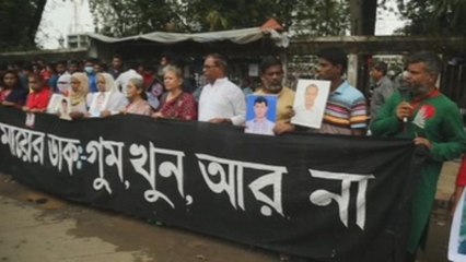 Familiares de desaparecidos forzosos en Bangladesh reclaman su liberación