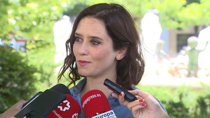 Ayuso pasa el día de reflexión "muy ilusionada" y con ganas de votar