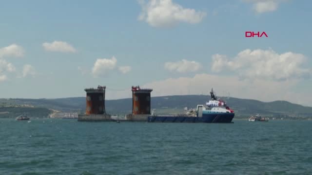 ÇANAKKALE 1915 Çanakkale Köprüsü Asya ayağı kule kesonu batırılıyor-3