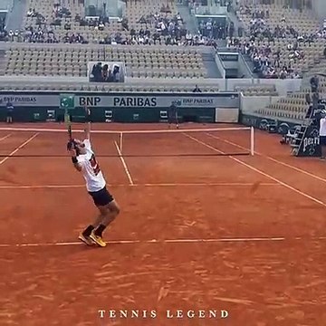 Même à l'entraînement, Gael Monfils sort des points fous...
