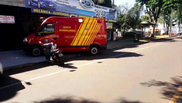 Acidente é registrado na Rua Manaus, em Cascavel