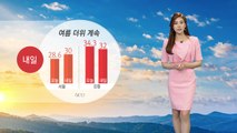 [날씨] 내일 여름 더위 계속...전국 자외선 지수 매우 높음 / YTN