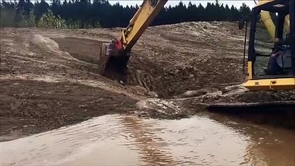 Ce conducteur de pelleteuse sauve une biche d'une façon incroyable