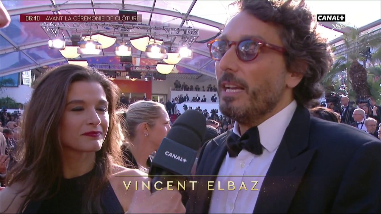 Vincent Elbaz est très heureux d'être là pour soutenir le film de ses amis  - Cannes 2019