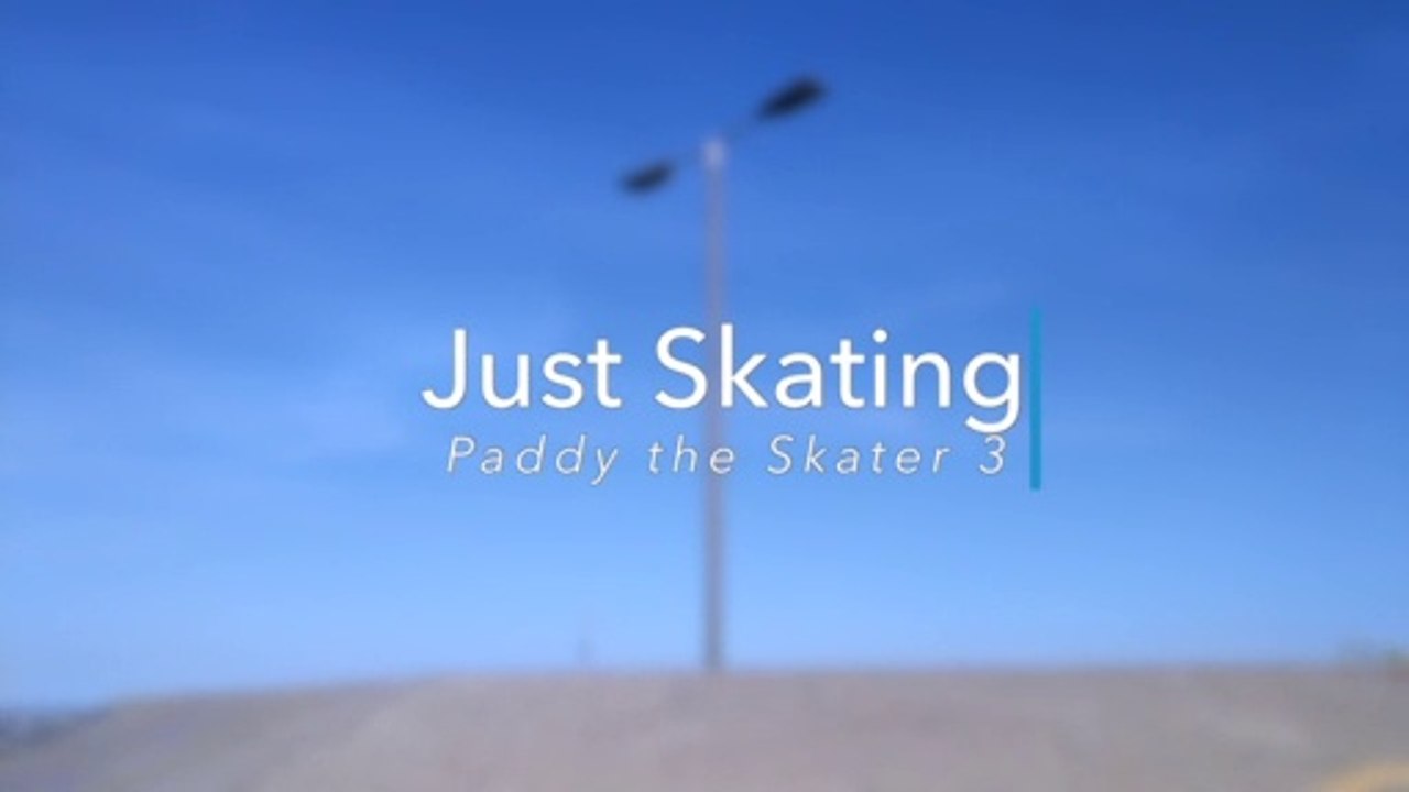 Paddy the Skater 3 Just Skating at the Murrough Wicklow Town Ireland