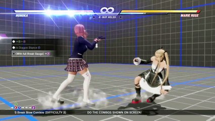 Honoka Combos Challenge | Dead or Alive 6