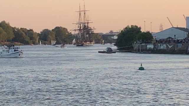 Arrivée de L’Hermione à Nantes