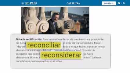 El presidente del Senado protagoniza la primera polémica política de la legislatura.