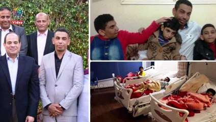 نقل أطفال مرضى القمر الثلاثة ببنى سويف لمستشفى بالقاهرة