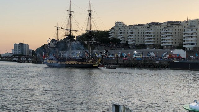 Arrivée canon de l’Hermione