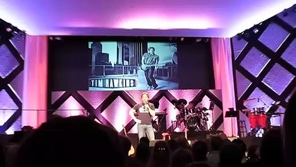 Comedian Tim Hawkins gets heckled by a two year old