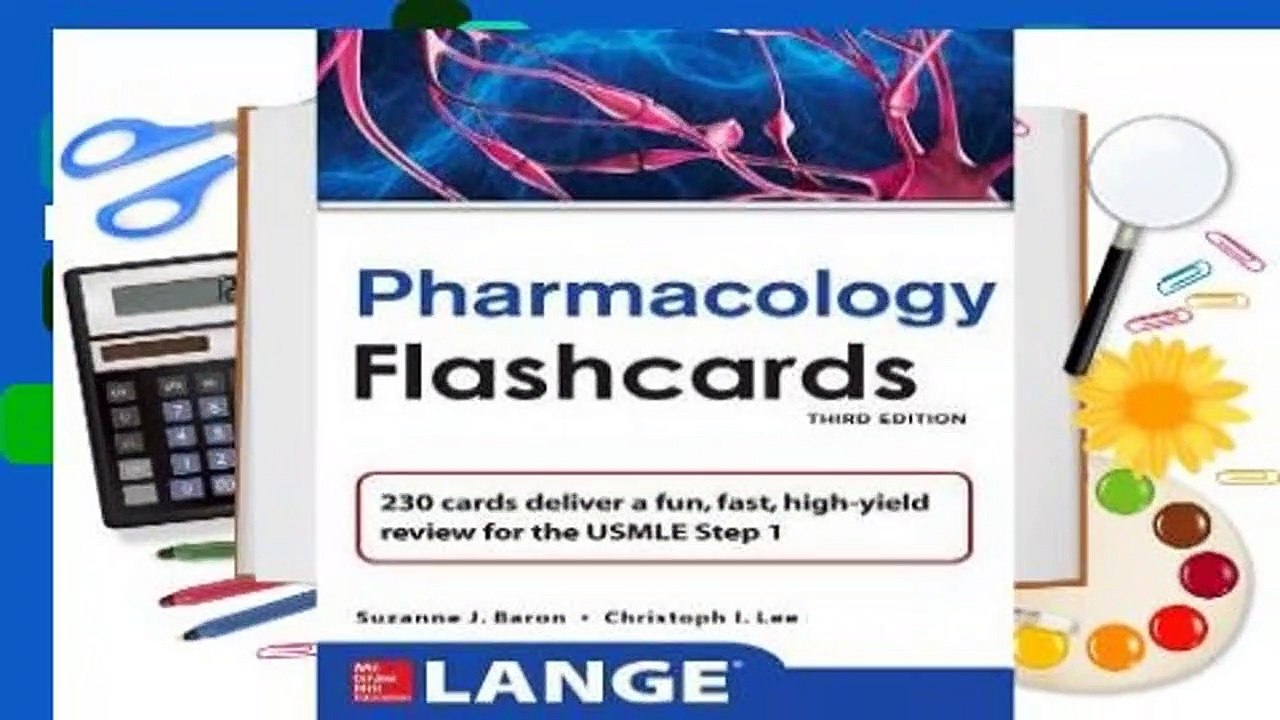 Lange Pharmacology Flash Cards, Third Edition