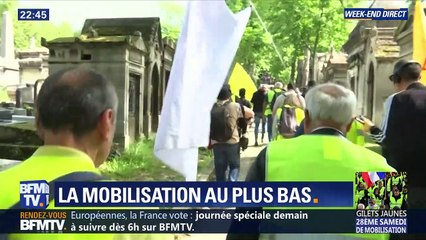 Gilets jaunes: la mobilisation au plus bas pour l'acte 28