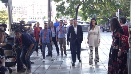 Download Video: Ignacio Aguado y Begoña Villacís llegan a la sede de Ciudadanos