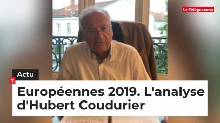 Européennes 2019, l'analyse d'Hubert Coudurier
