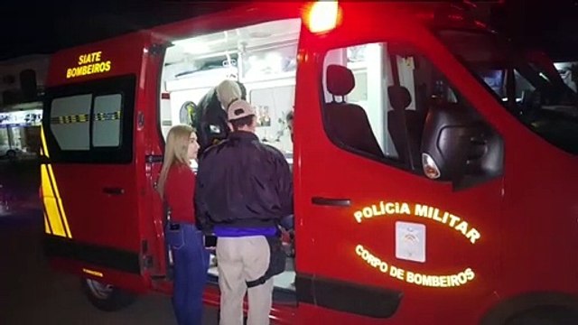 Rapaz fica ferido após colisão de trânsito no Bairro São Cristóvão