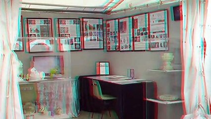 stand Ars Mathématica, Salon Culture et Jeux Mathématiques 2019, Paris, France -  vidéo en anaglyphes