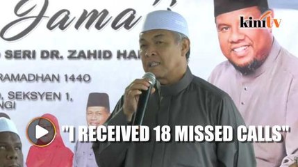 Zahid recounts fateful night 'Bossku' made him DPM