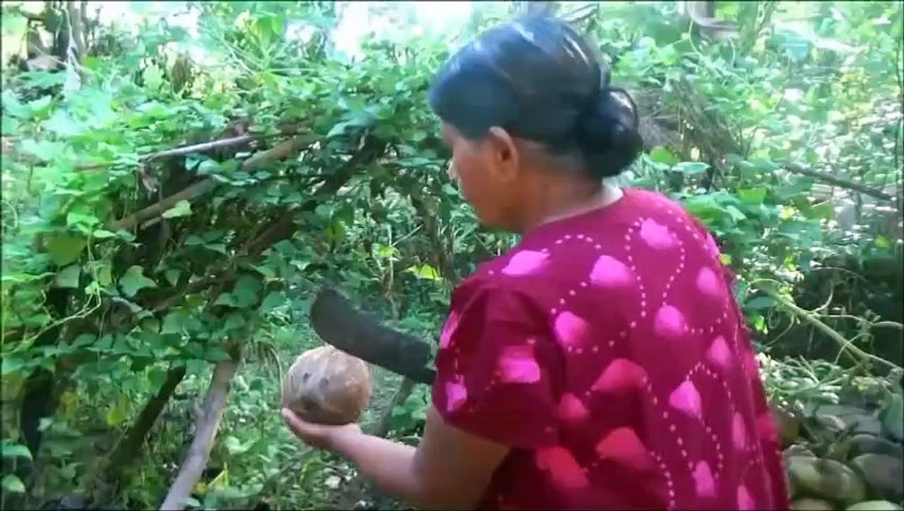 Village des Aliments - Doux au Lait de Coco, Riz préparé dans mon Village par ma Maman