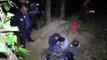 Kaçak define avcısı ölü taklidi yaparak polisten kurtulmaya çalıştı