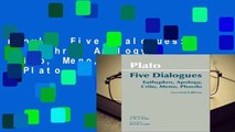 Popular Five Dialogues: Euthyphro, Apology, Crito, Meno, Phaedo - Plato