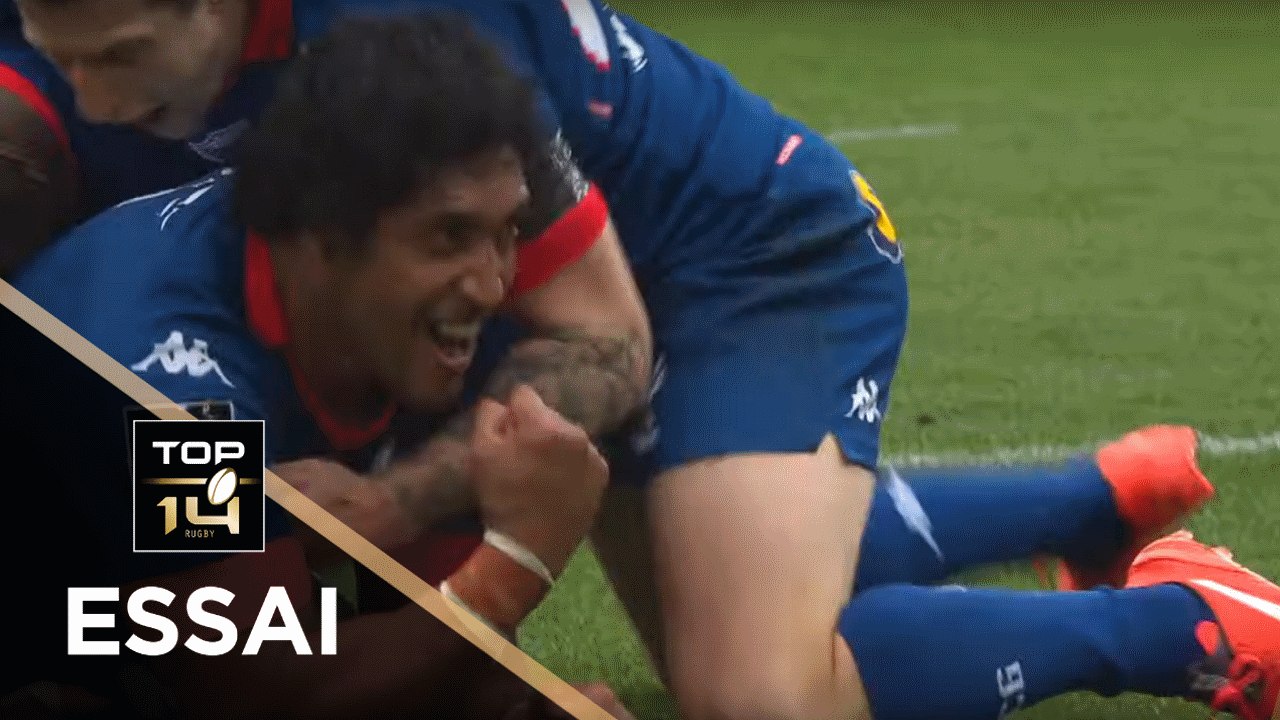 TOP 14 - Essai Steven SETEPHANO (FCG) - Grenoble - Lyon - J26 - Saison 2018/2019