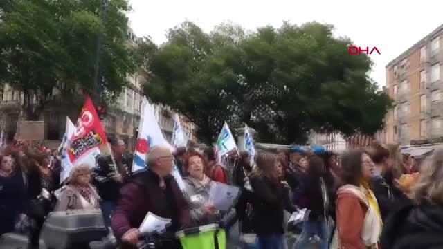 DHA DIŞ - Sarı yelekliler eylemleri 28'inci haftasında