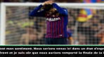Copa del Rey - Piqué : "C'est vraiment difficile pour nous.."