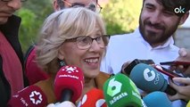 Carmena vota en IES Conde Orgaz de Madrid