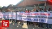 Sepang residents stage protest against plastic processing factory