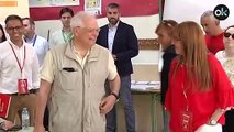 Borrell ejerce su derecho al voto en Madrid