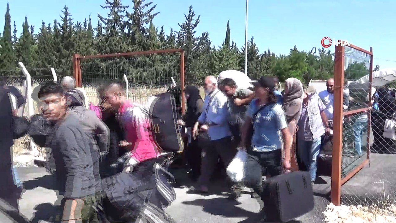 Suriyelilerin bayram maratonu...10 bin Suriyeli...